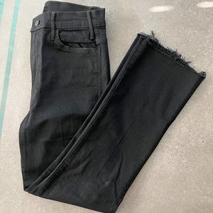 MOTHER DENIM hustler ankle fray size 28